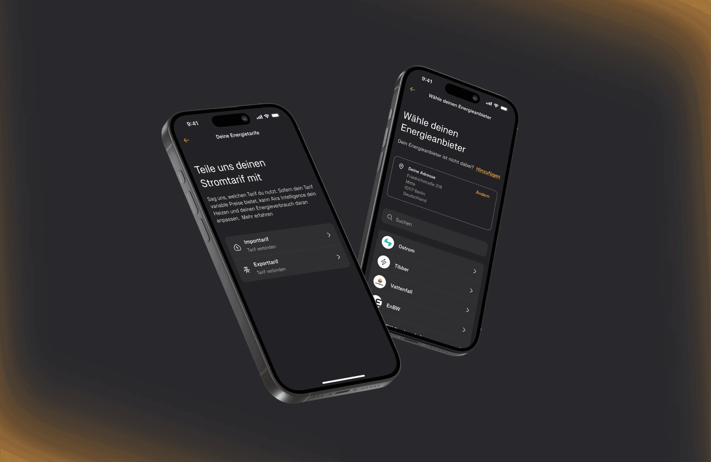 Ansicht der Wärmepumpe auf einem Smartphone Screen als Standbild