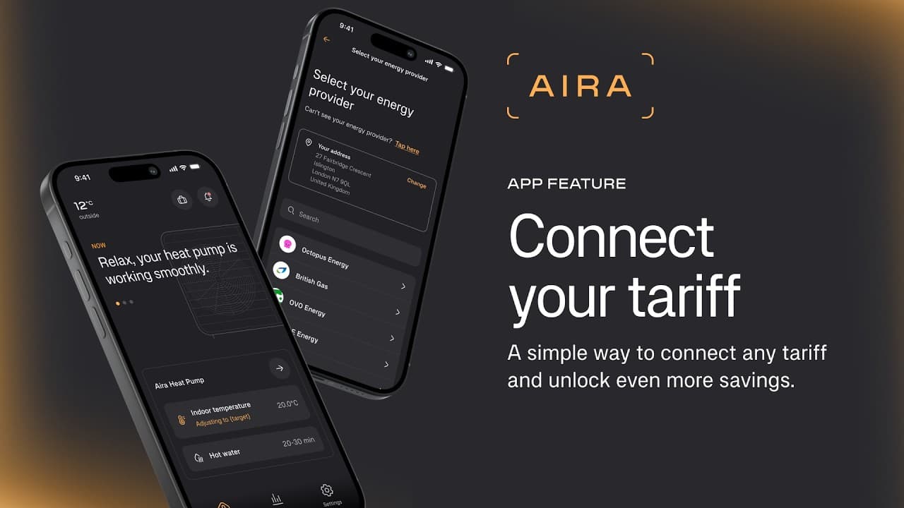 Video thumbnail - How to Connect Your Energy Tariff in the Aira Home Energy app